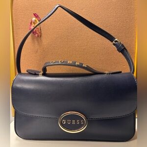 GUESS Dark Blue Shoulder Bag